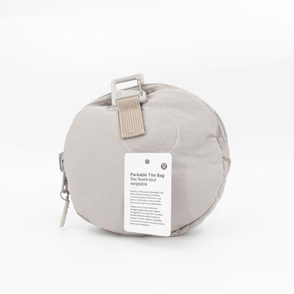Lululemon Packable Large Tote 30L Raw Linen Beige OS - Picture 8 of 16